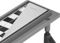 MEXEN FLAT ABS 2w1 ODPŁYW LINIOWY 60 CM NISKI INOX
