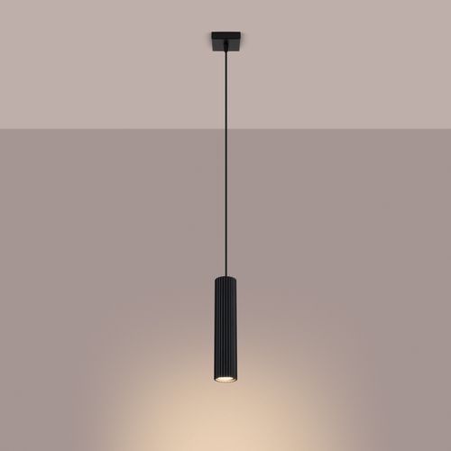 Lampa wisząca KARBON 1 czarny na Arena.pl