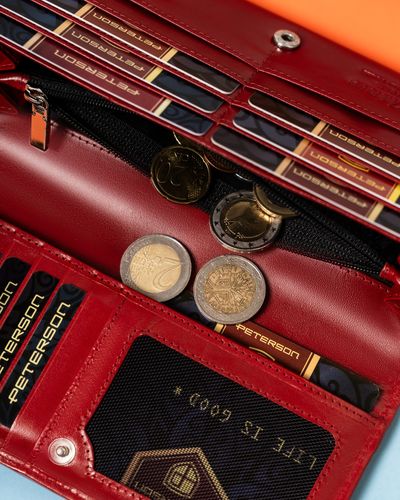 portfel damski skórzany ptn 1680133-ngv-5809 red na Arena.pl