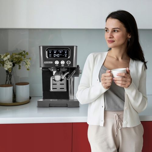 EKSPRES DO KAWY CIŚNIENIOWY KOLBOWY PÓŁAUTOMATYCZNY WEBBER 15 BAR M5 na Arena.pl