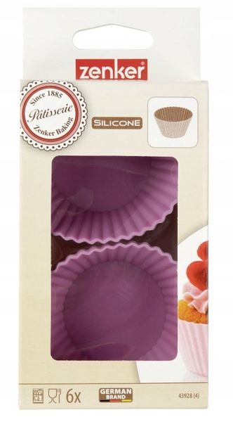 6 SILIKONOWYCH FOREMEK DO MUFFINEK ZENKER zdjęcie 2