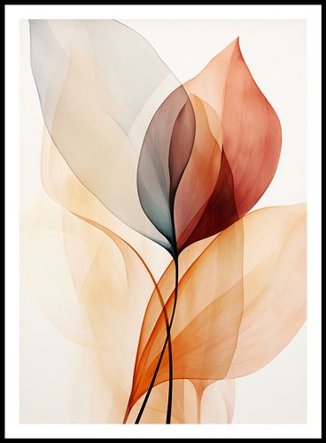 Plakat 64x90cm Eteryczne Liście na Arena.pl