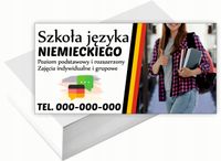 Wizytówki firmowe 100szt WIELE RÓŻNYCH WZORÓW do wyboru SZKOŁA JĘZYKOWA