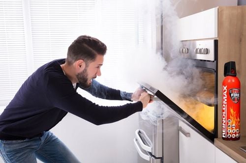 SPRAY GAŚNICZY GAŚNICA DOMOWA KUCHENNA REINOLDMAX 1000g A F 2028 na Arena.pl