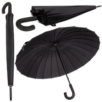 Parasol przeciwdeszczowy rządowy długi duży czarny męski damski mocny XXL