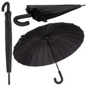Parasol przeciwdeszczowy rządowy długi duży czarny męski damski mocny XXL