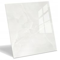 PŁYTKI ŁAZIENKOWE PODŁOGOWE SZARY MARMUR GRES ONYX NUVOLATO 60x60 cm POŁYSK