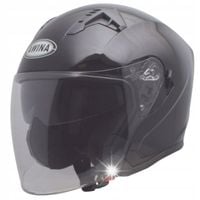 KASK MOTOCYKLOWY AWINA JK528 Czarny Otwarty Jet Blenda ECE22R06 (L)