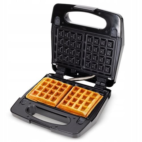 OPIEKACZ DO KANAPEK SANDWICH GRILL ELEKTRYCZNY GOFROWNICA 3-w-1 na Arena.pl