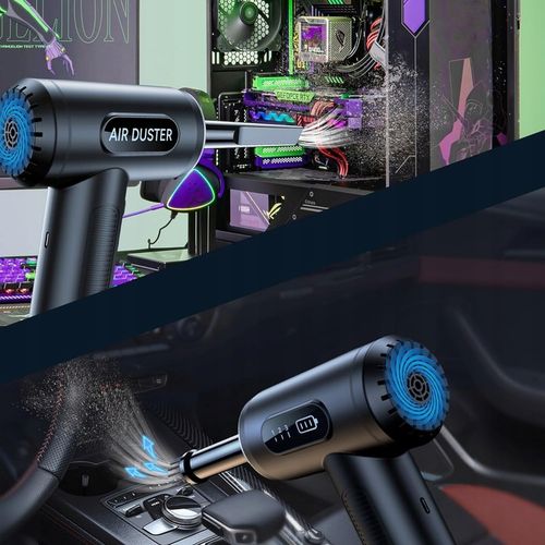 ODKURZACZ RĘCZNY SAMOCHODOWY BEZPRZEWODOWY DO AUTA DOMU 2W1 DMUCHAWA na Arena.pl