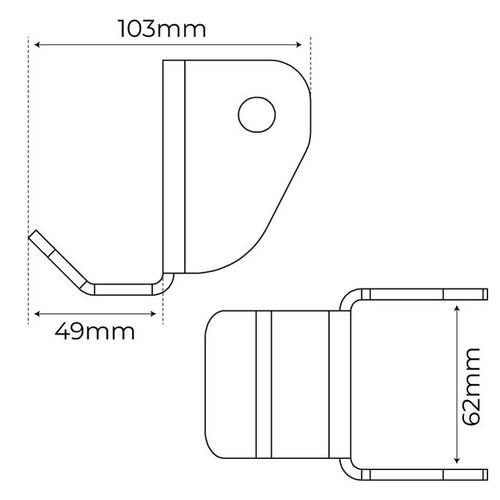 Hak na obciążenie KSG200 asekuracja do KSG005, KSG013 oraz KSG011 1szt. na Arena.pl