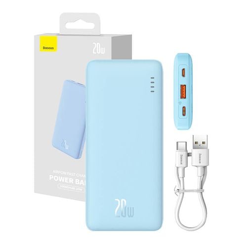 powerbank baseus airpow 10000 mah 20w (niebieski) na Arena.pl