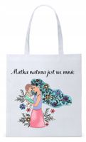 Dla Mamy Mamusi Prezent Torba Eco Biała Shopper Z Nadrukiem Ze Zdjęciem