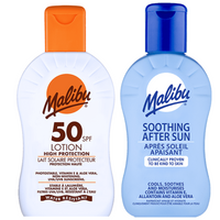 Malibu SPF50 Balsam 100ml + Balsam Po Opalaniu 100ml