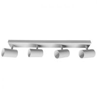 KINKIET RICHI GU10 LED 4X BIAŁY ALUMINIUM STAL IP20 30W