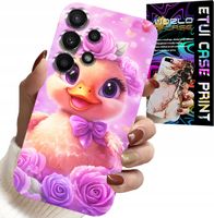 ETUI DO SAMSUNG GALAXY A32 4G - SŁODKA KACZUCHA, KACZKA NA RÓŻOWYM TLE