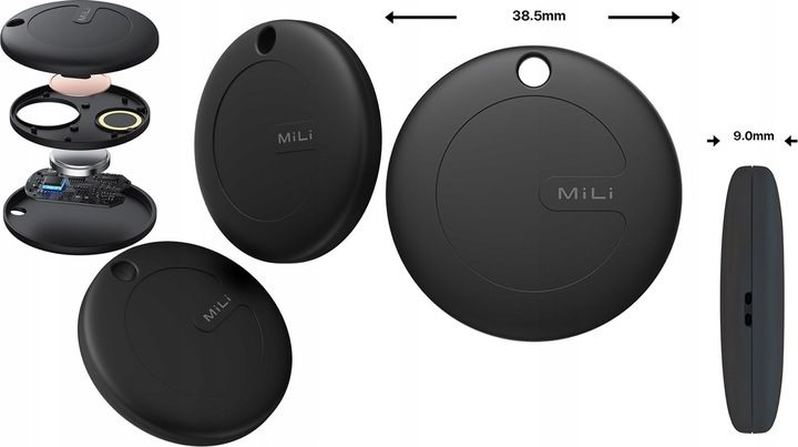 Lokalizator MiLi MiTag Android czarny 3szt zdjęcie 2
