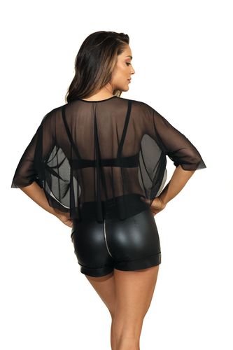 Bluzka/Blouse V-9160 czarny OS na Arena.pl