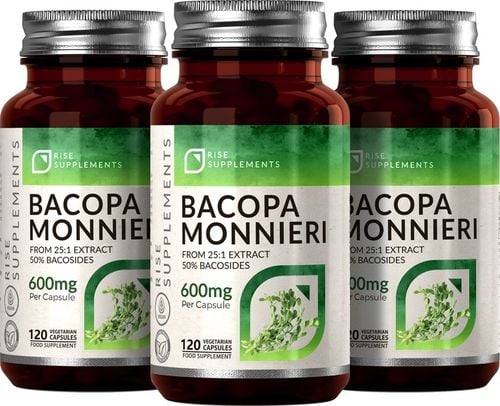 Bacopa Monnieri (Brahmi) 120 Kapsułek po 600mg na Arena.pl