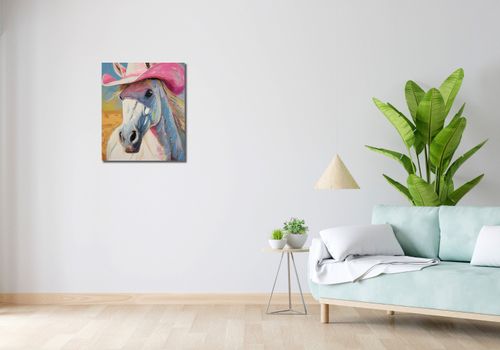 Obraz 50x60cm Różowy Kapelusz na Arena.pl