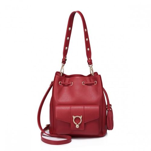 Nucelle ściągany czerwony worek na Arena.pl