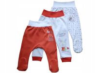 Półśpiochy dla maluszka 80 bawełna bezucisk. 3 pak