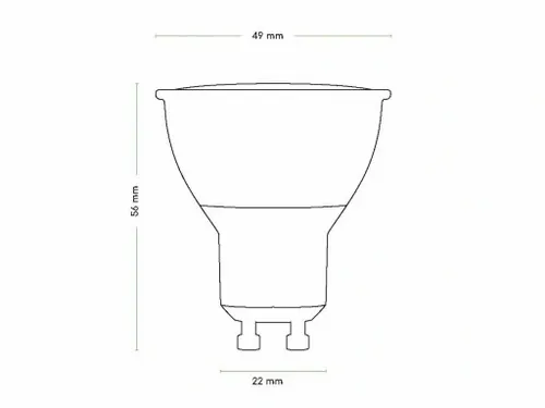 10x Żarówka LED GU10 5W 6500K biała zimna 400lm na Arena.pl