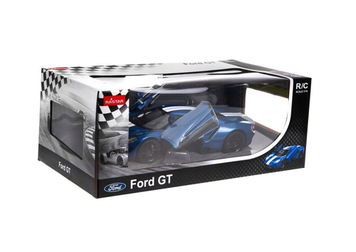 Auto RC Model Zdalnie Sterowany Ford GT 1:14 Otwierane Drzwi Niebieski na Arena.pl