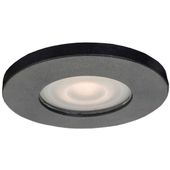 Oczko LAMPA sufitowa LAGOS LP-440/1RS BK Light Prestige okrągła OPRAWA podtynkowa WPUST metalowy IP65 czarny
