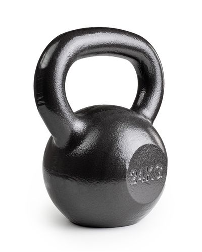 KETTLEBELL ODWAŻNIK DO ĆWICZEŃ KETTLE HANTLA HANTEL ŻELIWNY FITNESS 24KG na Arena.pl