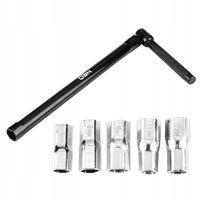 NEO KLUCZ DO ARMATURY BATERII KRANÓW ŁAMANY HYDRAUL. 250mm 6 NASADEK 8-13mm