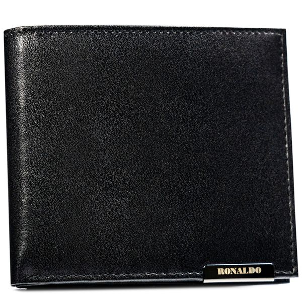 portfel męski skórzany rm-01-bdf-bl-9953 black zdjęcie 1