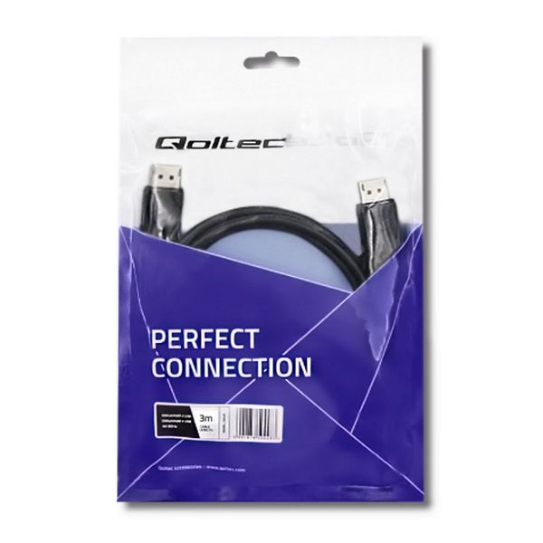 Qoltec DisplayPort v1.1 męski | DisplayPort v1.1 męski | 4K | 3m zdjęcie 8