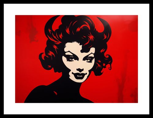Plakat 35x25cm Czerwona Diablica na Arena.pl