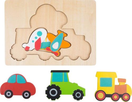 Puzzle wielowarstwowe z samochodami na Arena.pl