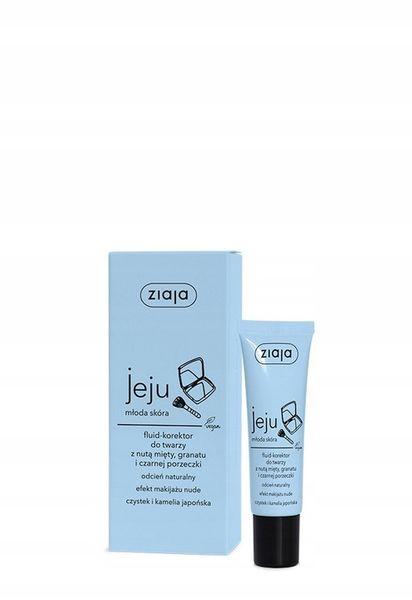 Ziaja fluid-korektor do twarzy jeju niebieska zdjęcie 2