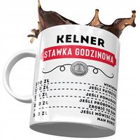 Dla Kelnera Kubek Na Urodziny Imieniny Na Prezent Z Nadrukiem Ze Zdjęciem
