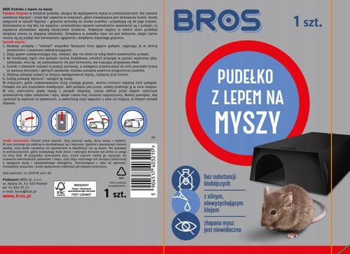 bros - pudełko z lepem na myszy na Arena.pl