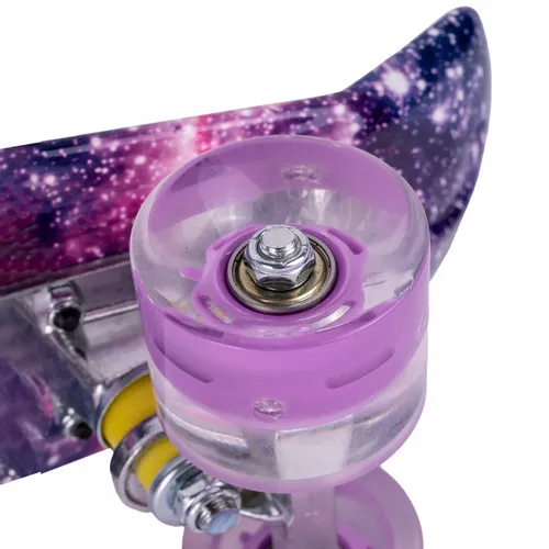 Deskorolka Fiszka Świecące Kółka LED RGB Space na Arena.pl