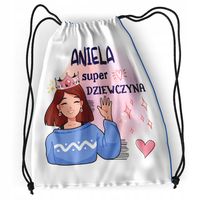 Plecak Sportowy Szkolny Dla Anieli Córki Dziecka Z Nadrukiem Ze Zdjęciem