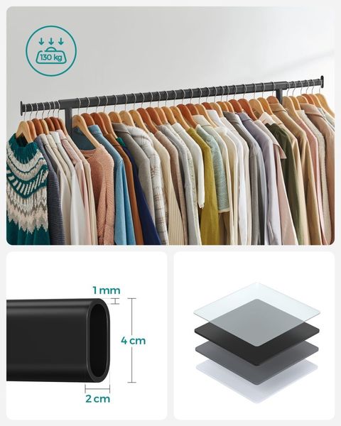 Wieszak na Ubrania na Kółkach - HSR011B01V1 zdjęcie 5