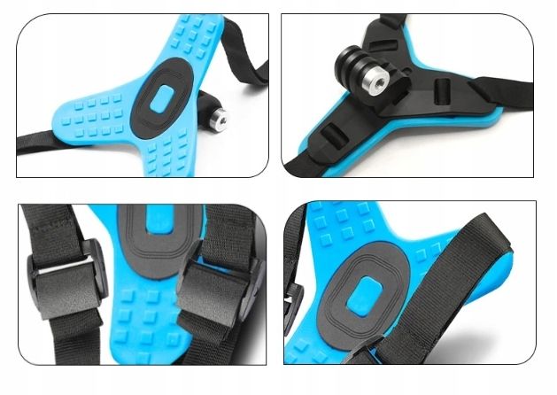 Mocowanie do kasku uchwyt na kask do kamer GoPro 12 11 10 9 8 7 6 5 MAX DJI zdjęcie 7