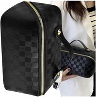 Damska Duża Kosmetyczka Podróżny do Torebki walizki Organizer Torba Kuferek