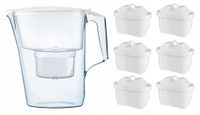 DZBANEK FILTRUJĄCY AQUAPHOR 2,5L TIME + 6 FILTRÓW MAXFOR PLUS