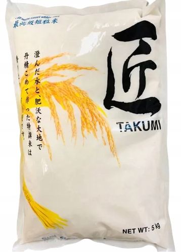 RYŻ KOSHIHIKARI 5KG TAKUMI – PREMIUM JAPOŃSKI RYŻ DO SUSHI I ONIGIRI na Arena.pl