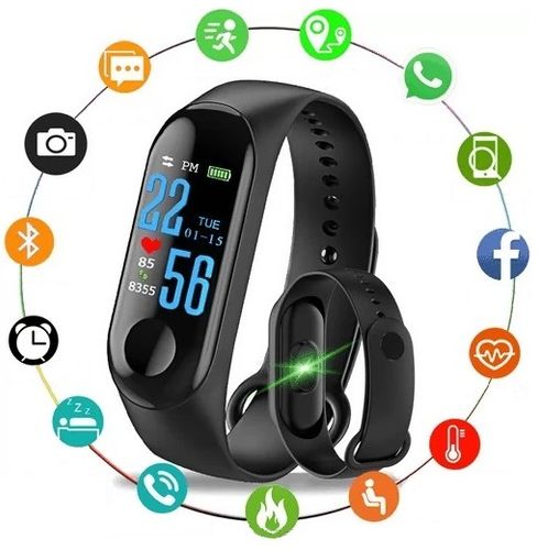 SMARTBAND SMARTWATCH PULSOMETR KROKOMIERZ ZEGAREK na Arena.pl