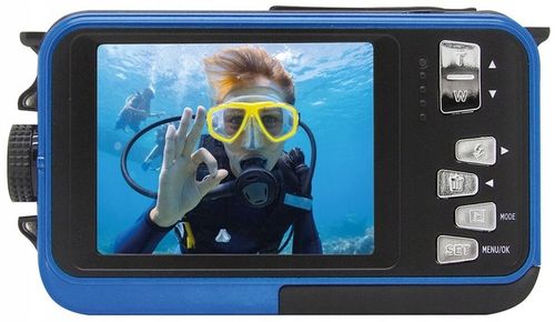 Aparat EASYPIX Aquapix W3027-M Wave Niebieski na Arena.pl