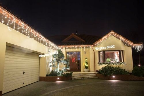 SOPLE 300 LED 11M ZEWNĘTRZNE LAMPKI KURTYNA +FLASH na Arena.pl