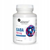 Aliness GABA 750mg KWAS GAMMA AMINOMASŁOWY relaks