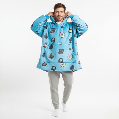 KOC BLUZA Gruba Kocobluza Oversize Futrzak XXL Męska Dla Chłopaka na Arena.pl